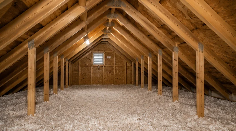 Attic Bypass & Poor Ventilation — Woodbury home inspection